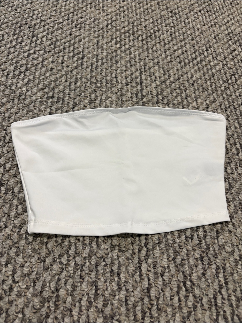 Girls White Tube Top - Kids Bottoms